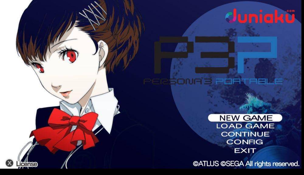 Screenshot Persona 3 Portable PC. (©ATLUS ©SEGA)