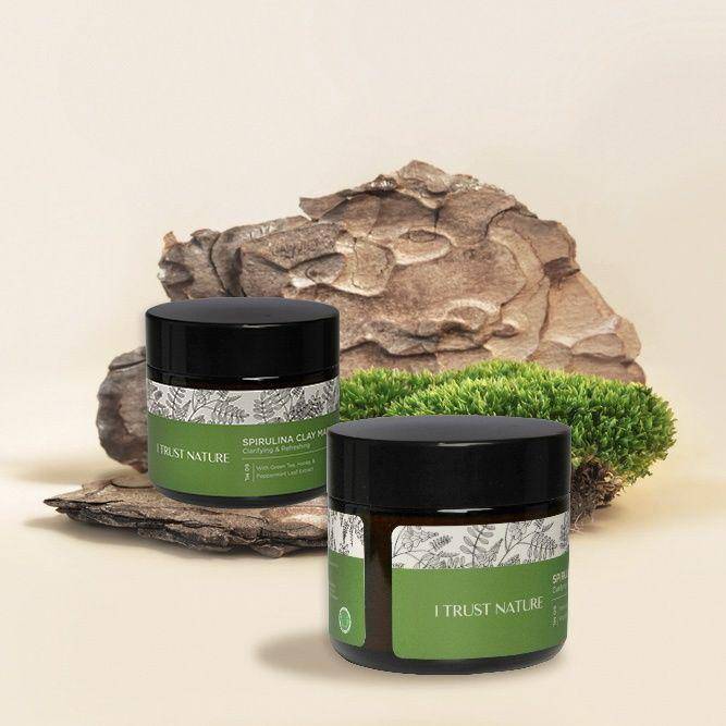 I Trust Nature Spirulina Clay Mask (shopee.co.id/itrustnature.id)