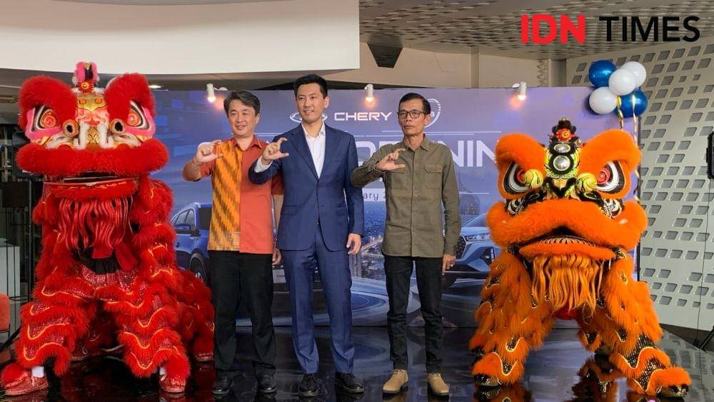 Petinggi Chery saat meresmikan Chery Pluit (IDN Times/Fadhliansyah)