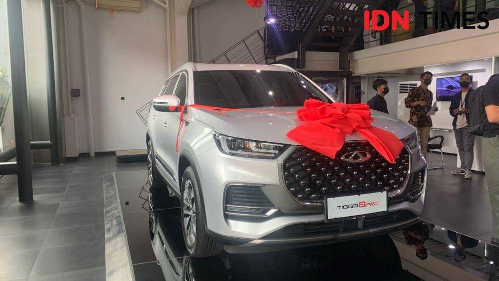 Chery Tiggo 8 Pro di dealer Pluit (IDN Times/Fadhliansyah)