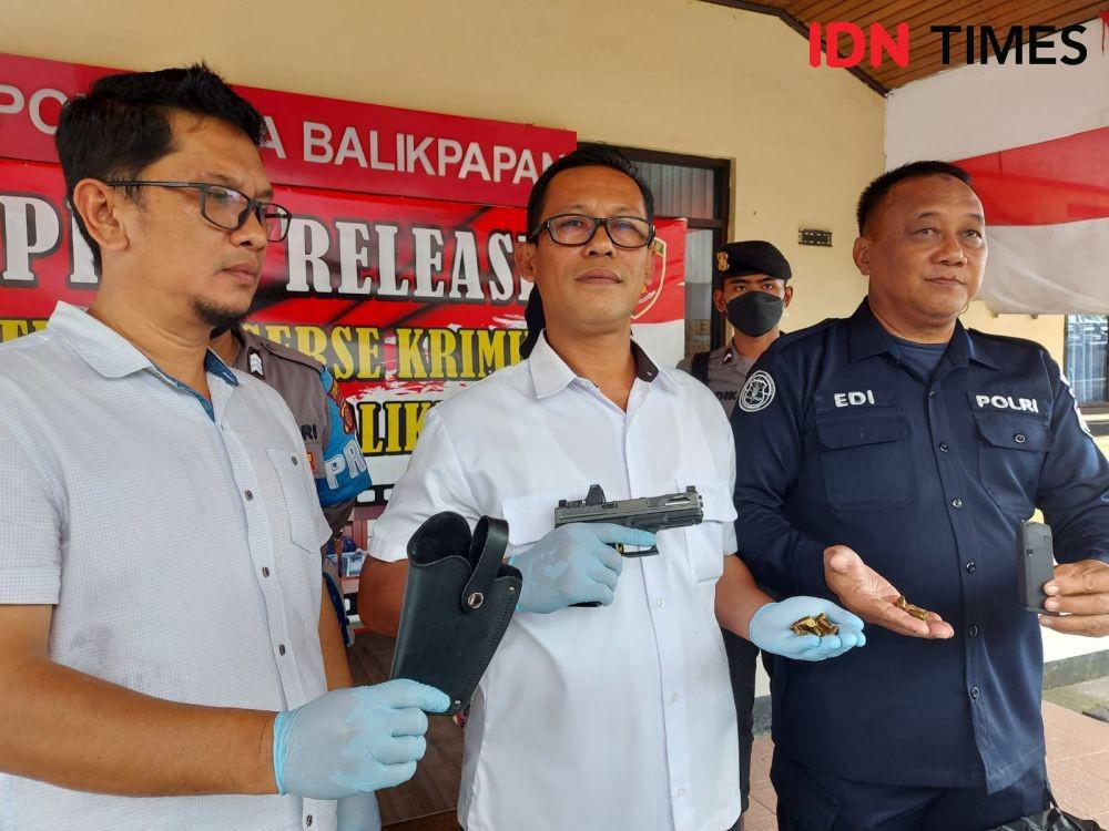 Pemuda Ancam Jaksa di Balikpapan dengan Senjata Api