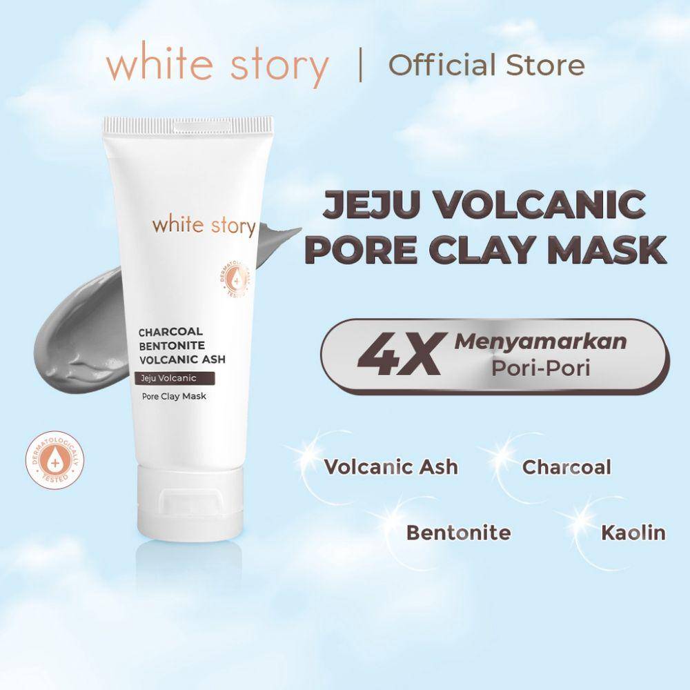 White Story Jeju Volcanic Pore Clay Mask (shopee.co.id/whitestoryofficial)