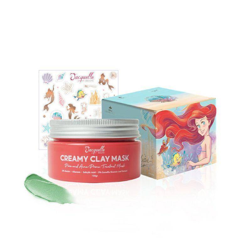 Jacquelle Creamy Clay Mask Disney Princess Ariel Edition (shopee.co.id/kunbeaute)
