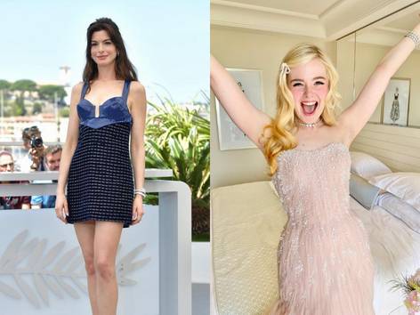 ilustrasi kulit cool undertone (instagram.com/annehathaway | instagram.com/ellefanning)