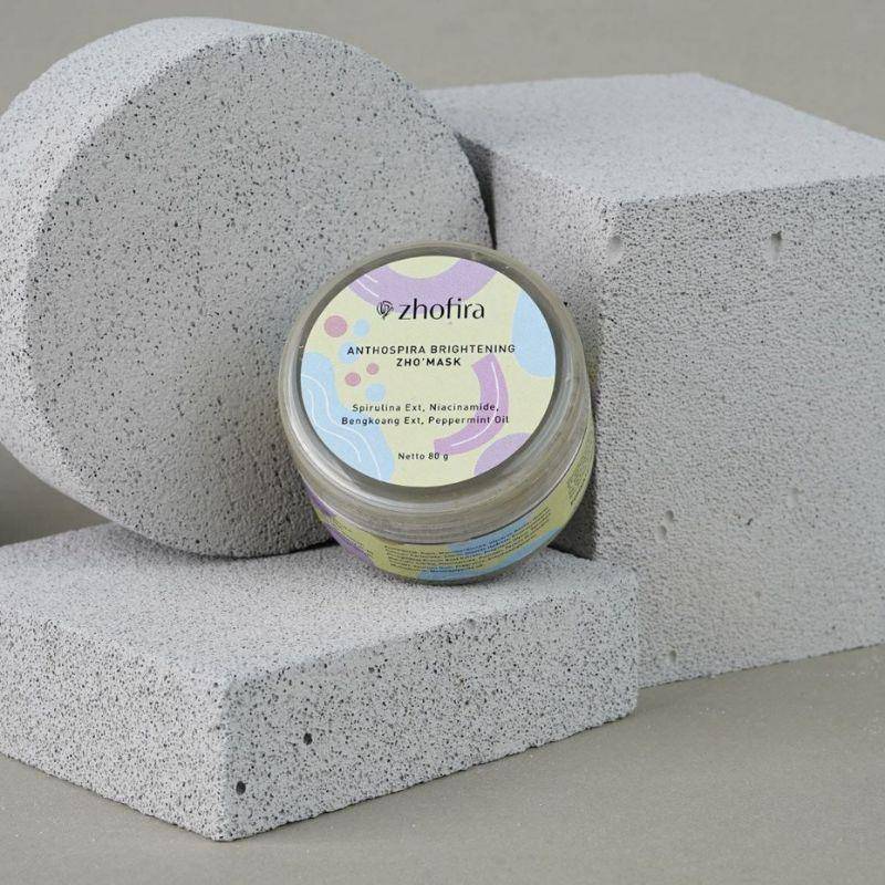 Zhofira Anthospira Brightening Zho’mask (shopee.co.id/hophop.shop)