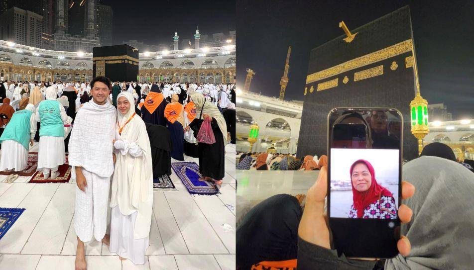 potret umrah Dian Ayu Lestari dan Omesh (instagram.com/dianayulestari)