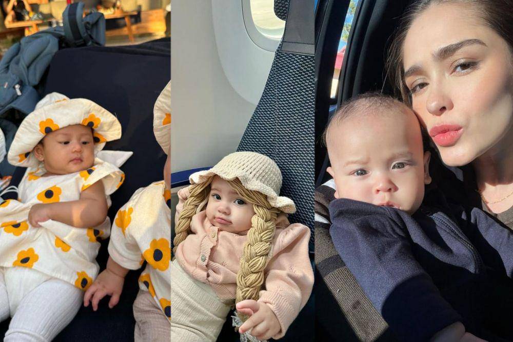 momen pertama kali bayi artis saat bepergian (instagram.com/nonawilly16 l instagram.com/defarhad l instagram.com/yaswildblood)