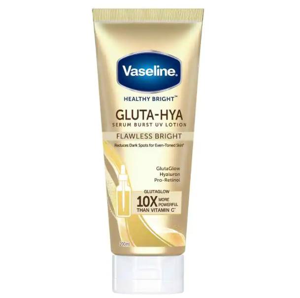 Vaseline Gluta-Hya Serum Burst Lotion Flawless Bright (vaseline.com)