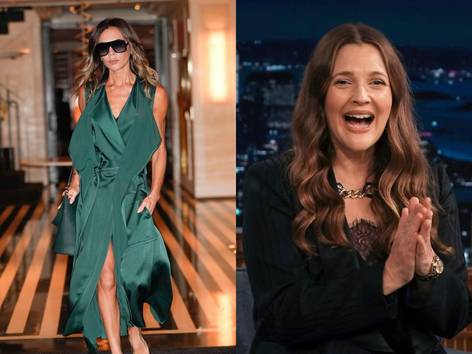 ilustrasi kulit neutral undertone (instagram.com/victoriabeckham | instagram.com/drewbarrymore)