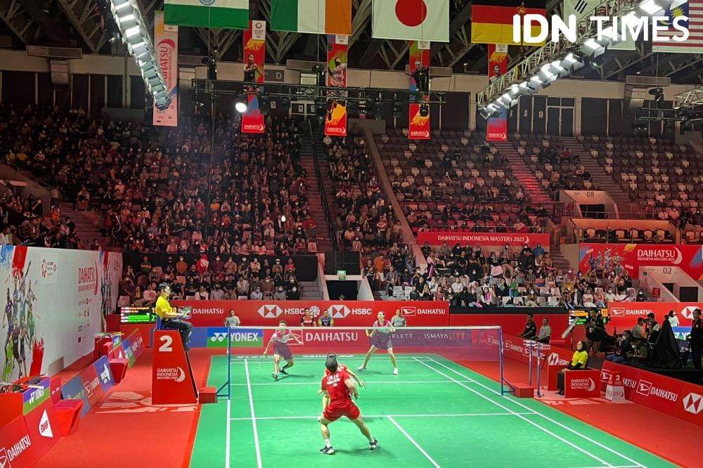 Dejan Ferdinansyah/Gloria Emanuelle Widjaja di Indonesia Masters 2023 (IDN Times/Margith Juita Damanik)