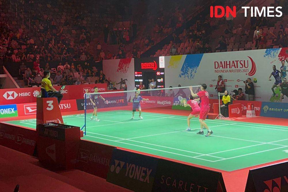 Jafar Hidayatullah/Aisyah S Putri Pranata di Indonesia Masters 2023 (IDN Times/Margith Juita Damanik)