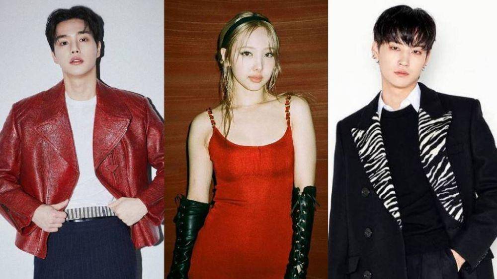kolase potret Song Kang, Nayeon (TWICE), dan Jay B (GOT7) (instagram.com/songkang_b | instagram.com/nayeonyny | instagram.com/jaybnow.hr)