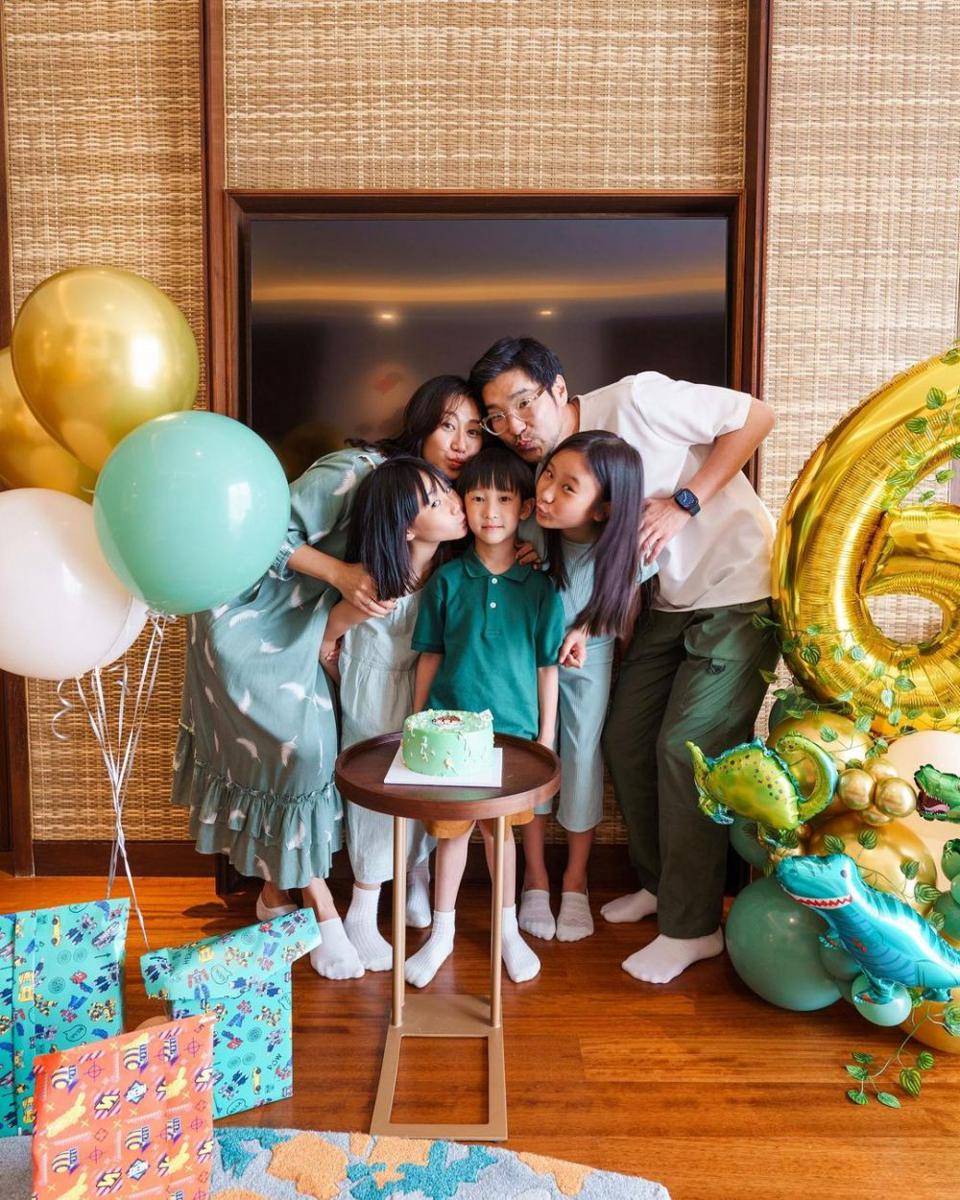 momen ulang tahun Jio (instagram.com/ginasselvina)
