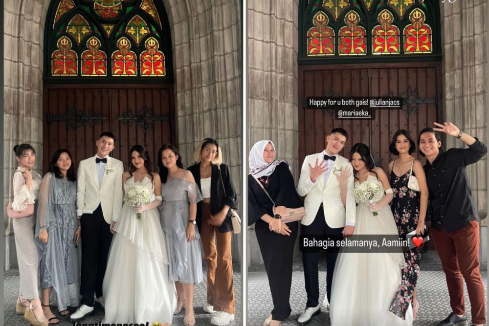 10 Tamu Artis yang Hadir di Pernikahan Julian Jacob dan Mirriam Eka