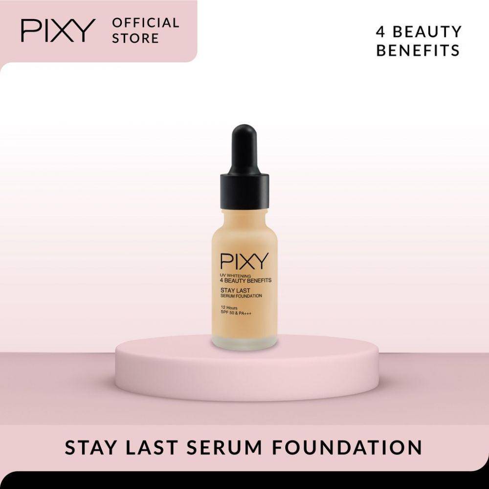 pixy stay last serum foundation (shopee.co.id/pixyindonesia)