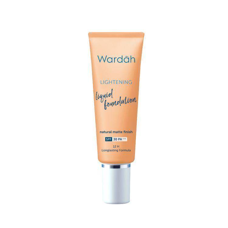 wardah lightening liquid foundation (shopee.co.id/wardahofficial)