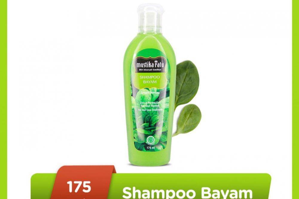 Mustika Ratu Shampoo Rambut Bayam  (shopee.co.id/ptmustikaratu)