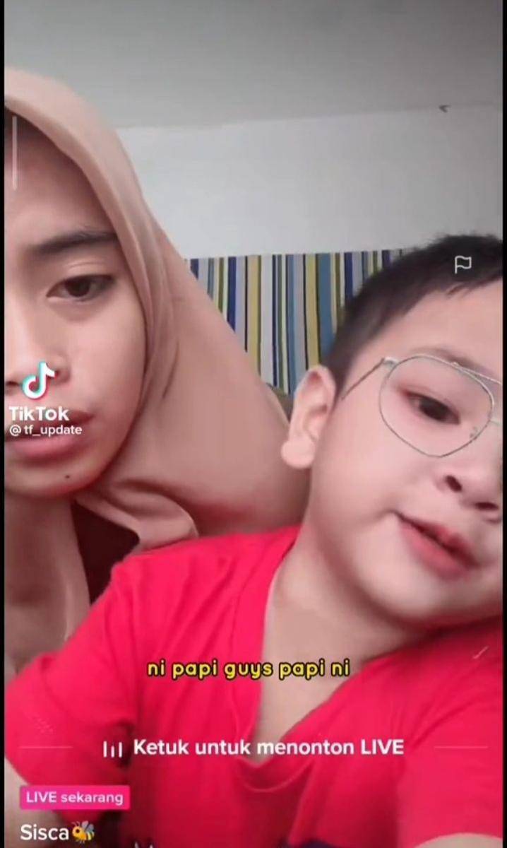 Momen Gala Sky tunjukkan video orangtuanya (tiktok.com/tf_update)