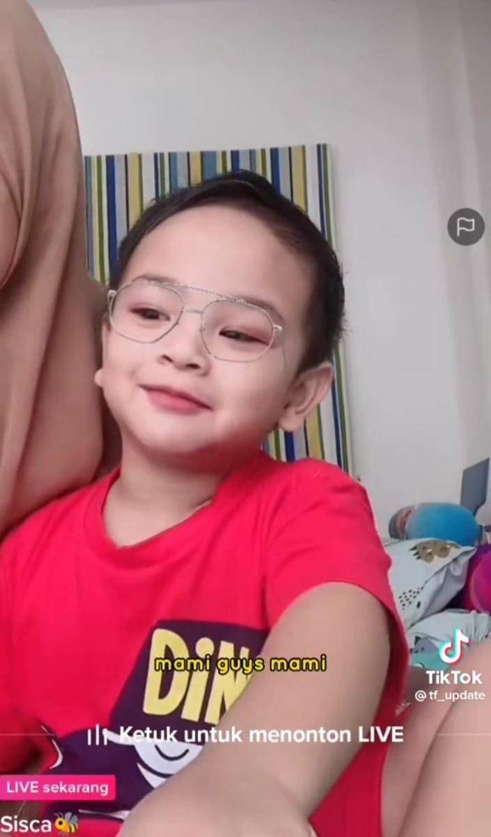 Momen Gala Sky tunjukkan video orangtuanya (tiktok.com/tf_update)