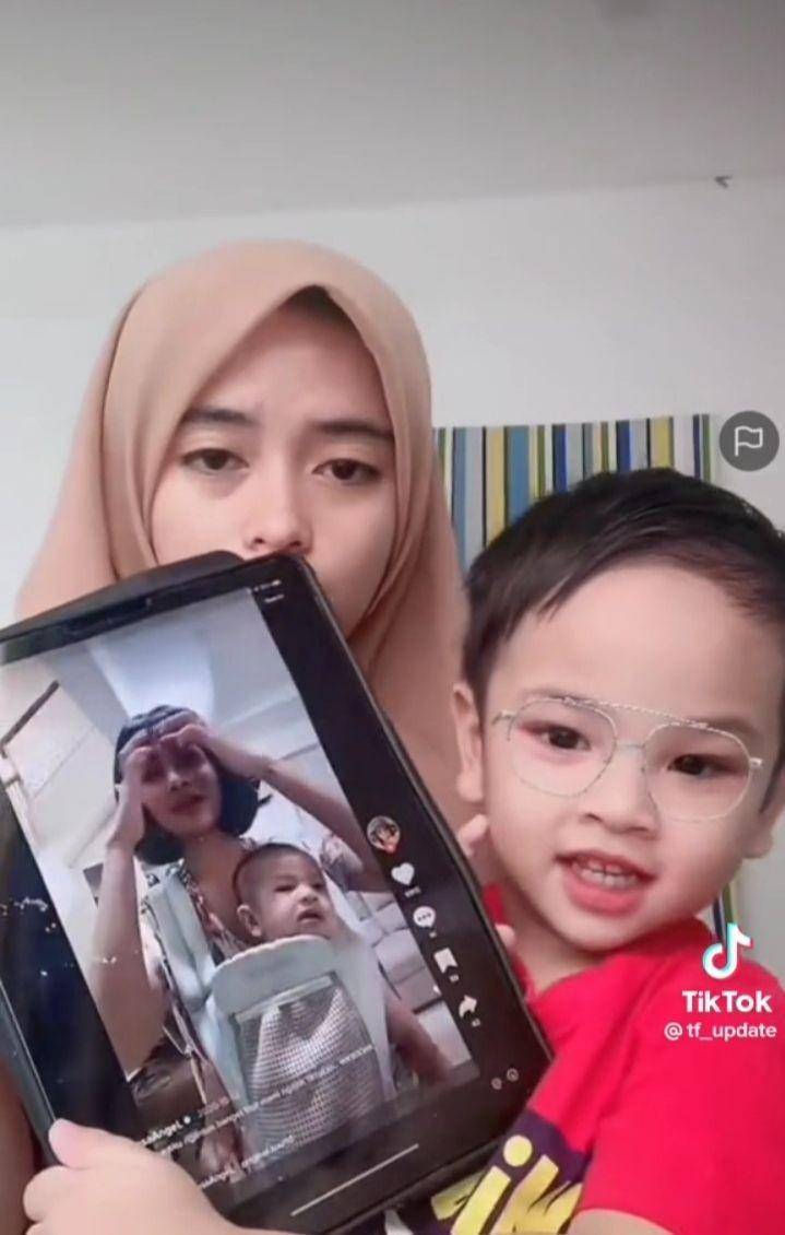 Momen Gala Sky tunjukkan video orangtuanya (tiktok.com/tf_update)