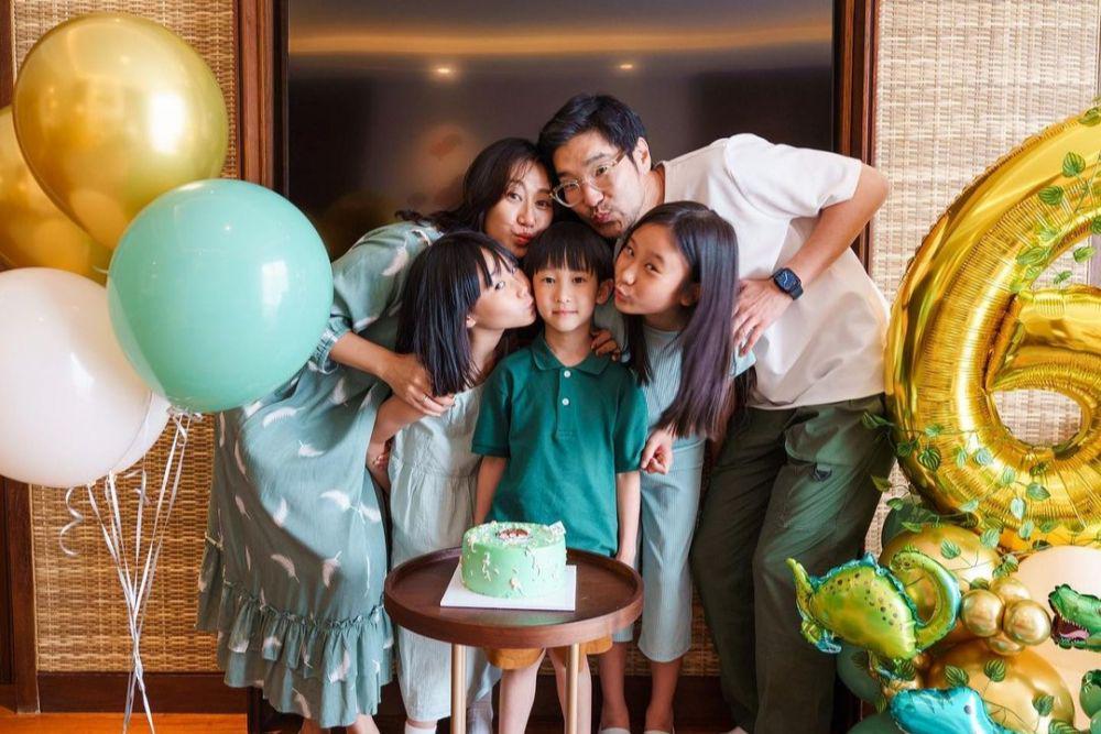 9 Potret Jio, Bungsu Kimbab Family Rayakan Ultah Ke-6 di Indonesia
