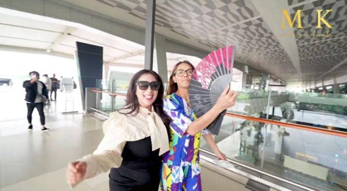 potret Bunda Corla di perjalanan menuju Surabaya (youtube.com/maharani kemala)