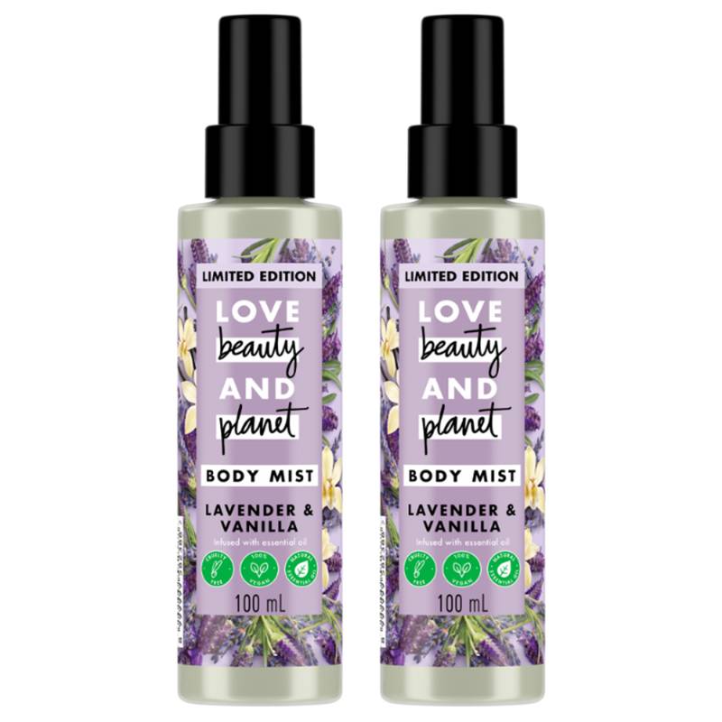 Love Beauty & Planet Body Mist Fragrance Lavender & Vanilla (lovebeautyandplanet.com)