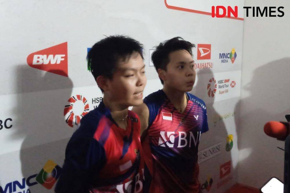 Apri/Fadia di Indonesia Masters 2023. (IDN Times/Sandy Firdaus)