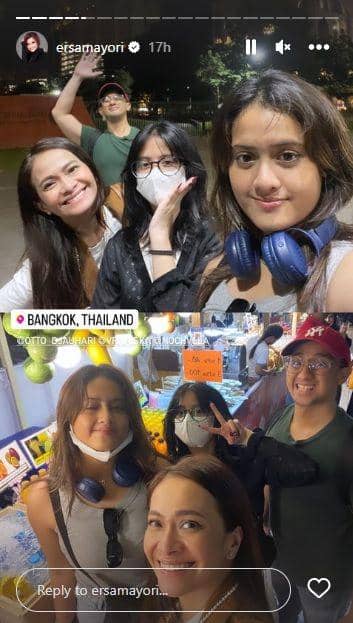 potret keluarga Ersa Mayori liburan di Bangkok (instagram.com/ersamayori)
