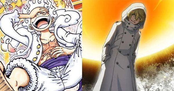 Luffy Gear 5 & Gremmy Thoumeaux (Dok. Shueisha/One Piece) ( Dok. KLabGames / Bleach Brave Souls )