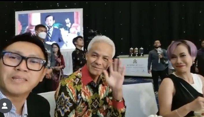 Tamu resepsi Kiky (Instagram.com/ekopatriosuper)