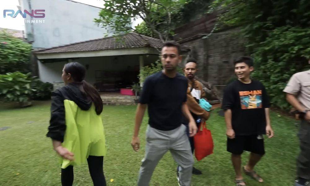 momen Raffi main bareng elang milik Alshad (youtube.com/RANS Entertainment)