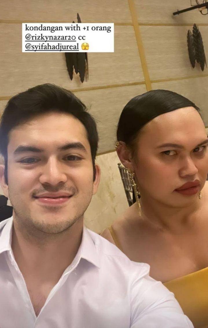 potret artis di pernikahan Mikha Tambayong dan Deva Mahenra (instagram.com/wanda_haraa)