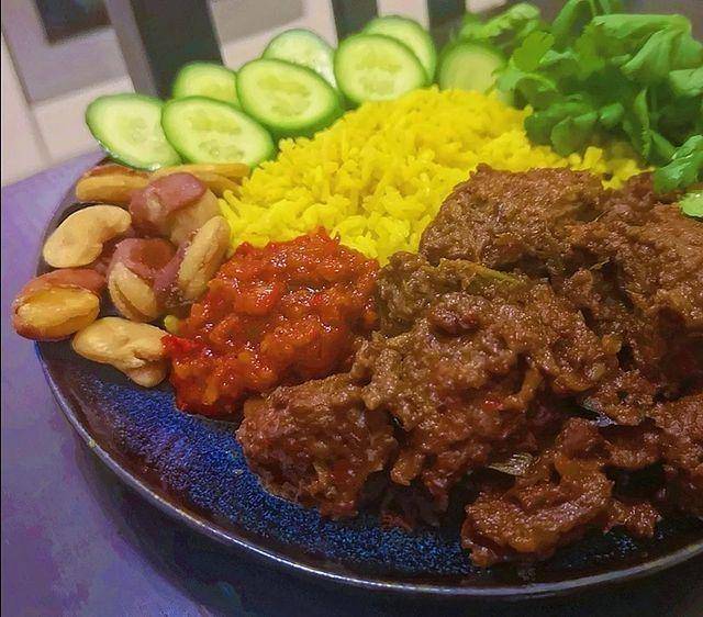 resep makanan olahan nasi kunyit (instagram.com/dickydaau)