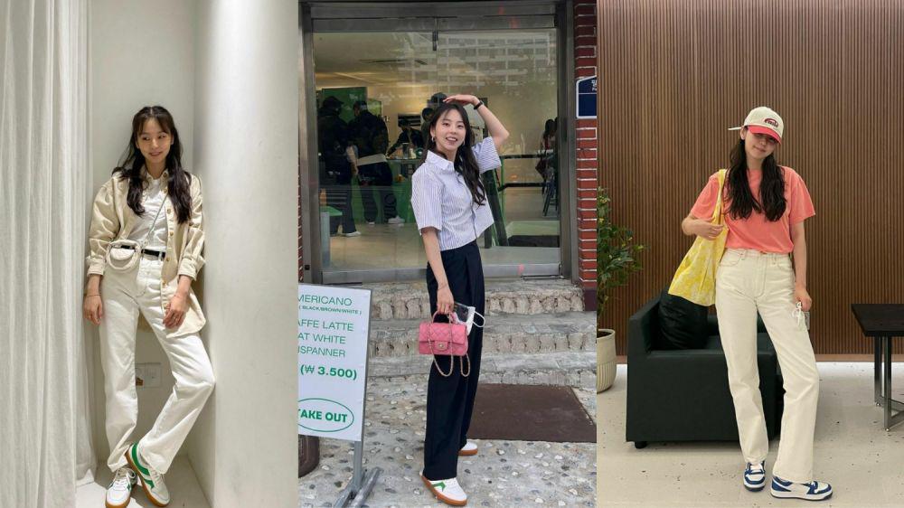 12 Ide Outfit Buat Hangout ala Ahn So Hee, Super Stylish dan Comfy