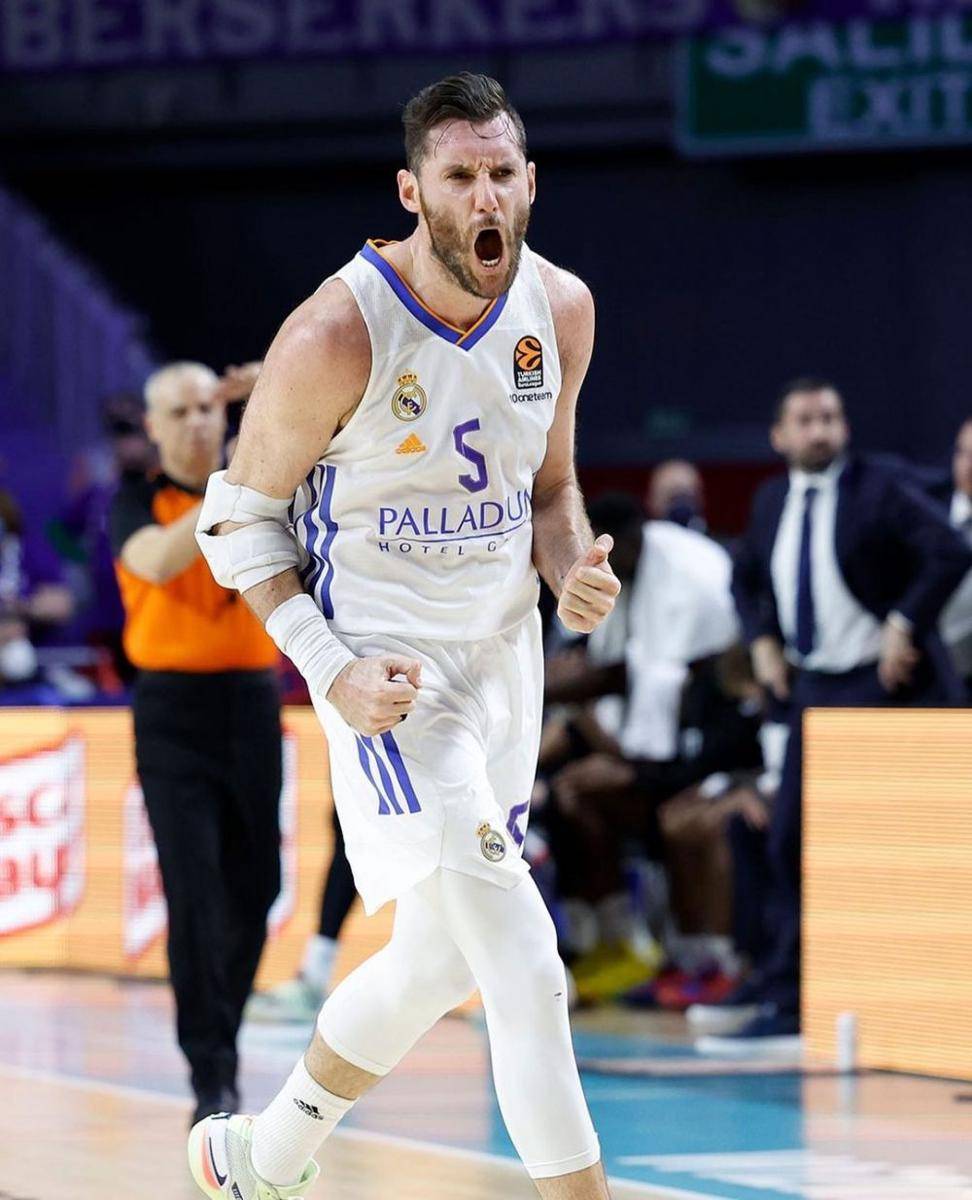 Rudy Fernandez saat membela Real Madrid Baloncesto. (instagram.com/rudy5fernandez)