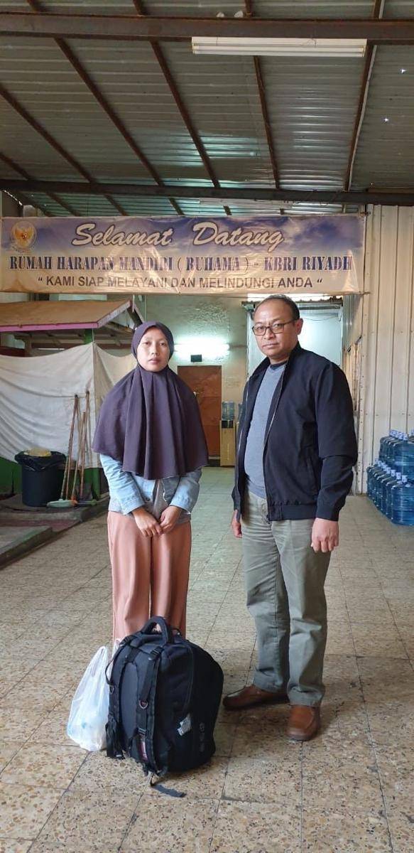 Potret Siti Kurmeisa, seorang pekerja migran Indonesia yang menjadi viral karena dalam tautan video di Twitter Menko Polhukam Mahfud MD. (Dok. Kemnaker)