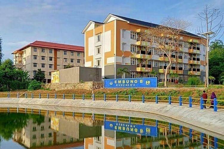 Rusunawa Unila. (Kompas Properti)