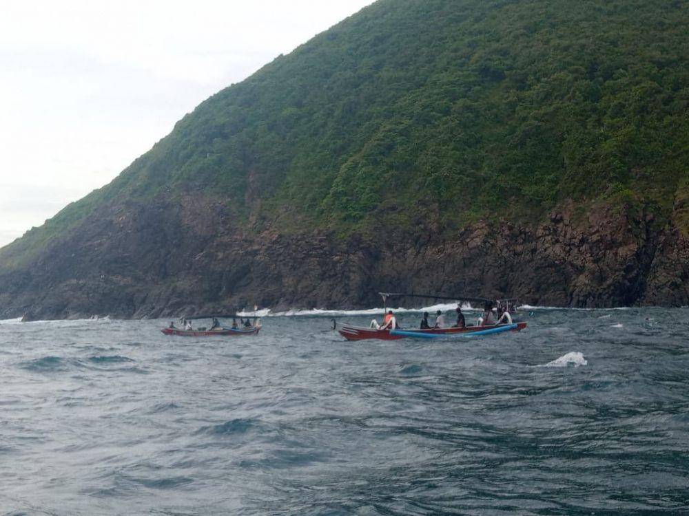 Lokasi ditemukannya korban mengapung. (dok. SAR Mataram)