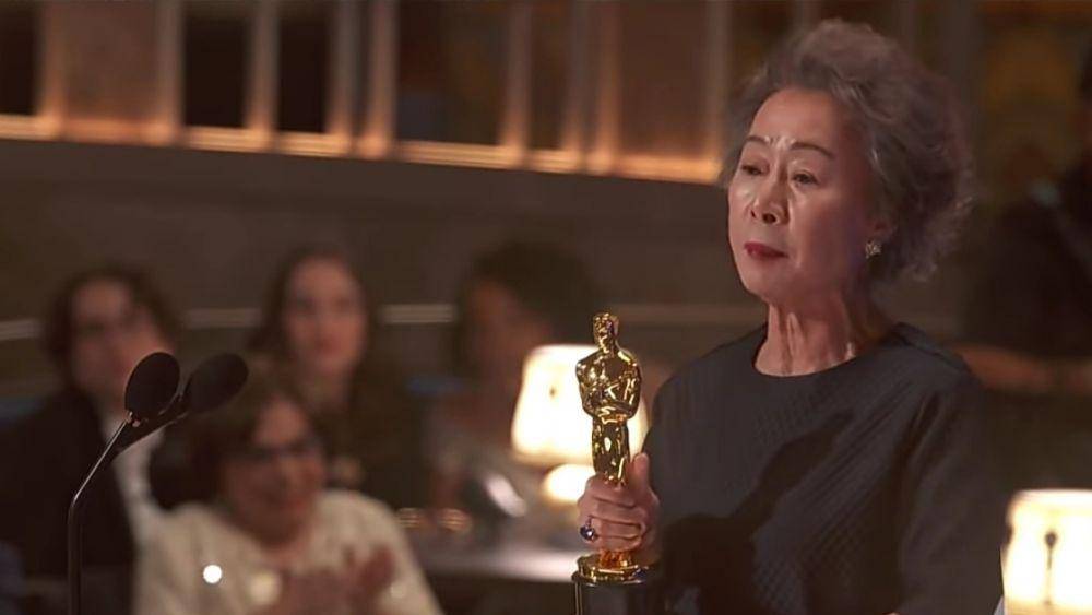 Youn Yuh Jung saat pidato atas penghargaan piala Oscar (Dok. Youtube/Oscars)
