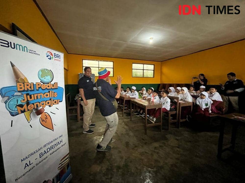 Menginspirasi! BRI Ajak Jurnalis Jadi Guru di MI Al Badriyah Bogor