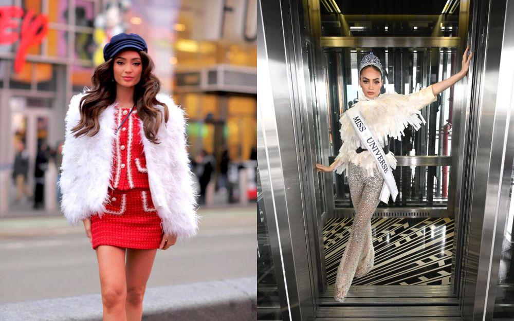9 OOTD Stylish Miss Universe 2022 R'Bonney Gabriel di Pekan Pertama
