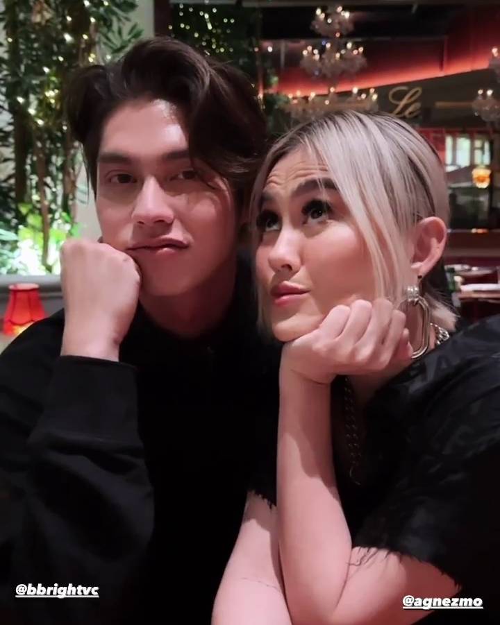 Bright Vachirawit bertemu Agnez Mo (Instagram.com/toey_khemjirus)