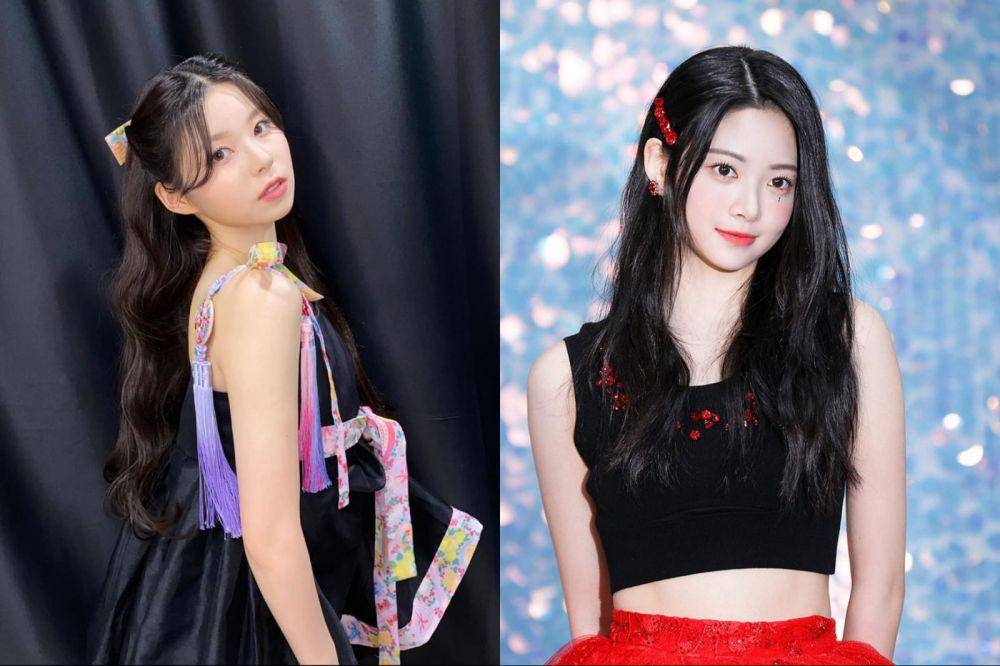 Kyujin NMIXX (instagram.com/nmixx_official) | Eunchae LE SSERAFIM (instagram.com/le_sserafim)
