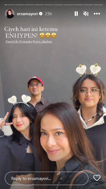 potret keluarga Ersa Mayori (instagram.com/ersamayori)