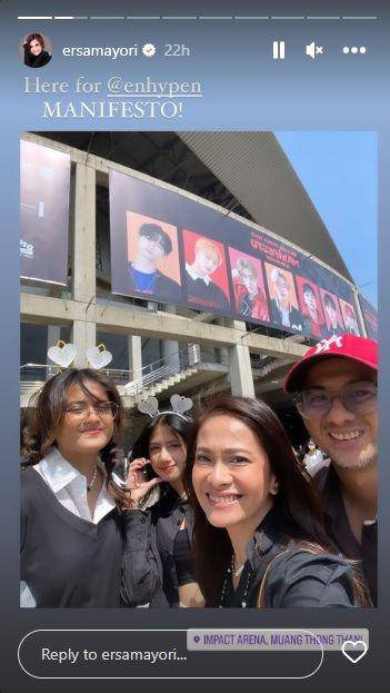 potret keluarga Ersa Mayori (instagram.com/ersamayori)