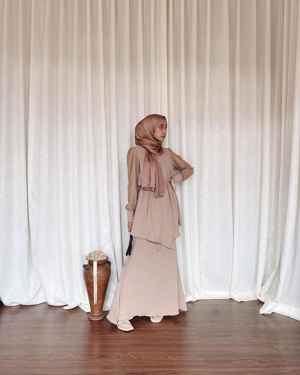 Styling kondangan hijab ala Citra MR (instagram.com/citraamr)