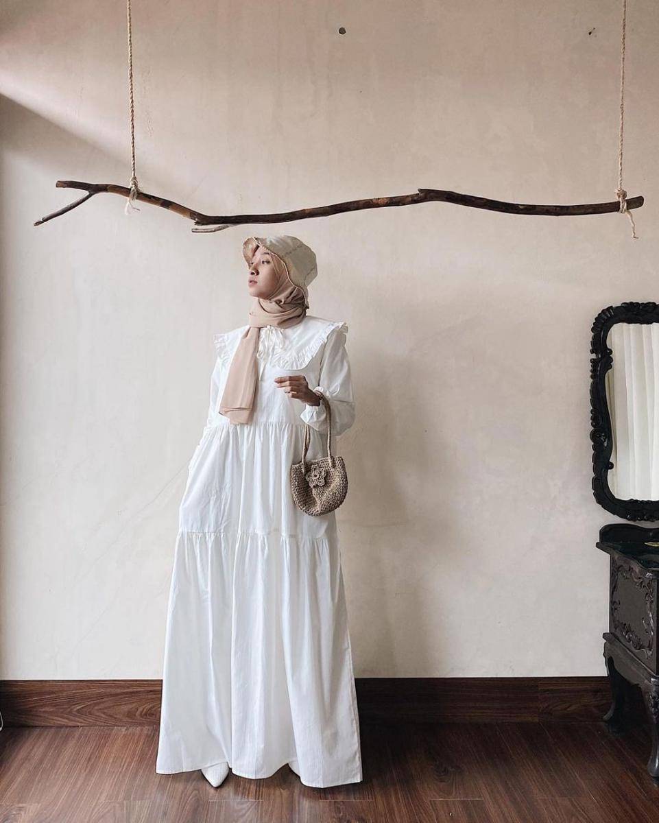 Styling kondangan hijab ala Citra MR (instagram.com/citraamr)