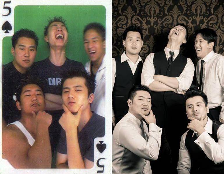potret sahabat dari kecil membuat ulang foto lama (reddit.com/user/benilla)