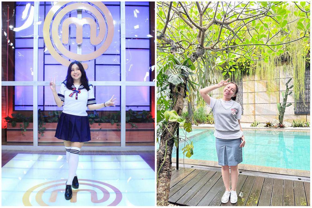 10 Gaya Seleb Usia 40-an Tahun bak ABG, Pakai Crop Top Cocok!